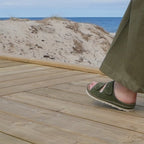 Minfot Luma Sandaler Velcro Ruskind Grøn