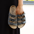 Minfot Dots Sandaler Dame Blød Bio Sort