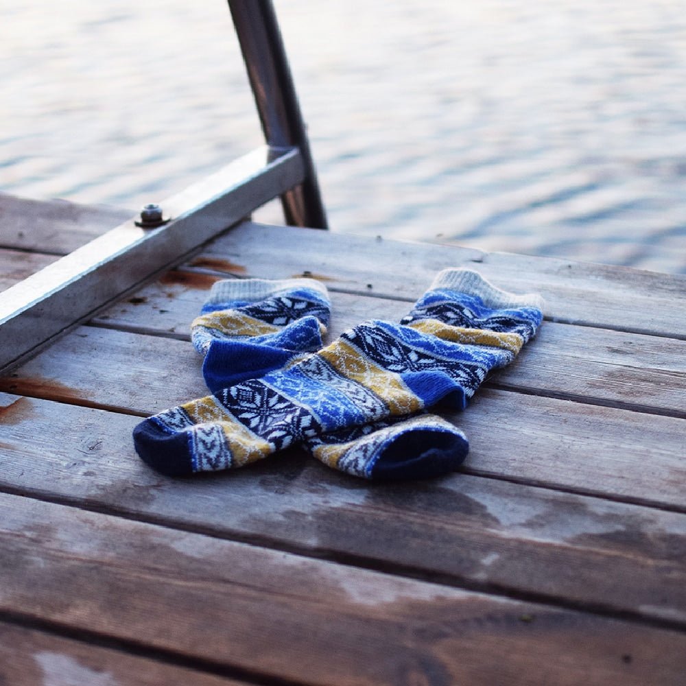 Minfot Uldstrømper Hytte 2-pak