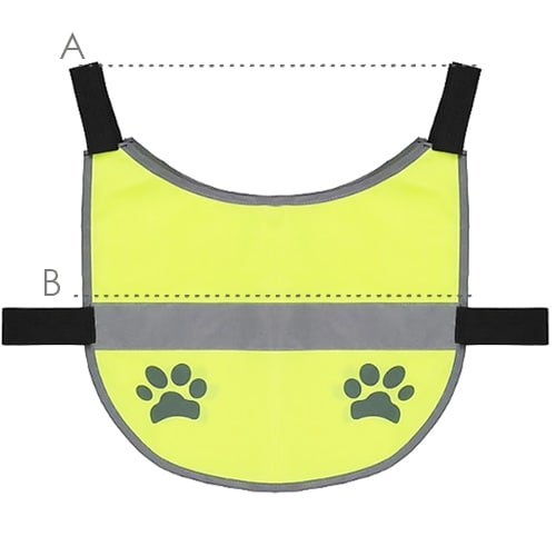 Springyard Gul Refleksvest Hunde