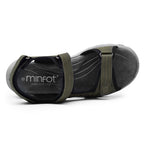 Minfot Sandhamn Sandaler Dame Nubuck Olivengrøn