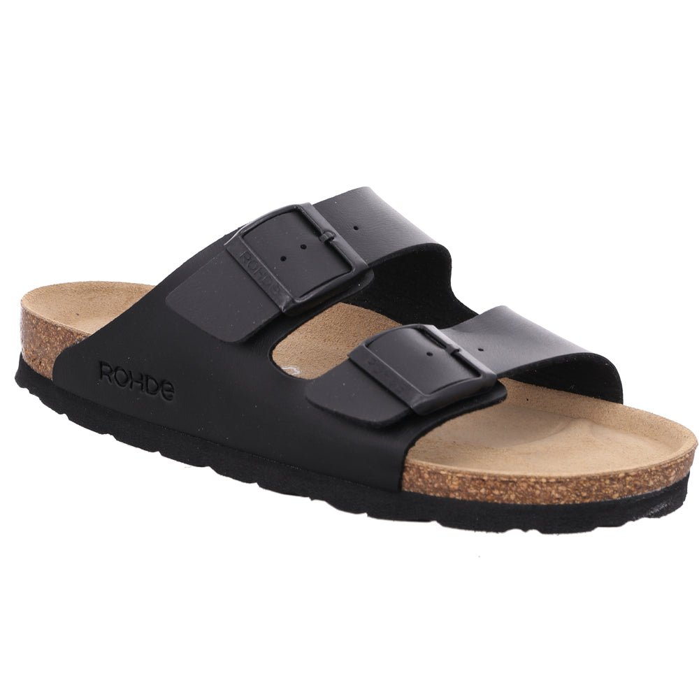Rohde Damesandaler Birkoflor Sort
