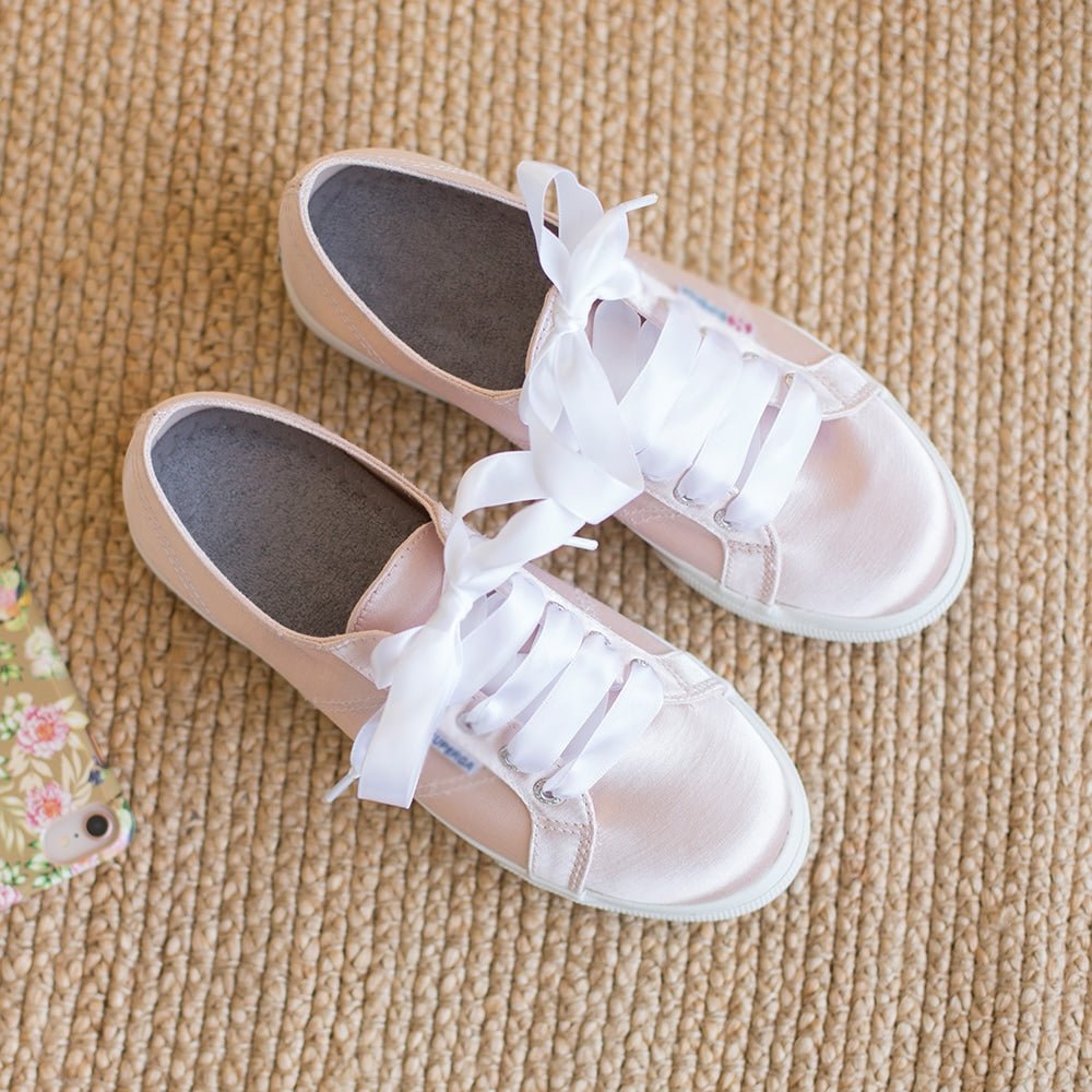 Produktbild 2 - Springyard Skosnören Satin White