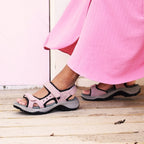 Minfot Sandhamn Sandaler Dame Nubuck Pink