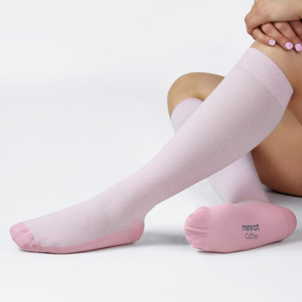 Produktbild 8 - Minfot Stödstrumpor Pastell Bomull Eco 5-pack