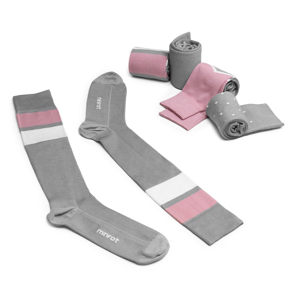 Produktbild 12 - Minfot Støttestrømper Bambu Rosalin 5-pak
