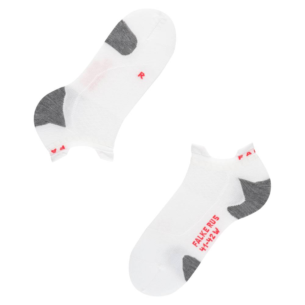 Falke RU5 Invisible Strømper Dame No Show Hvid 1-pak