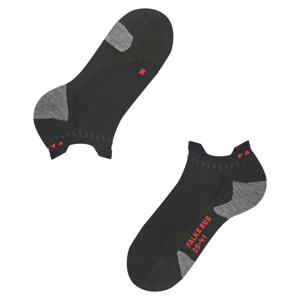Falke RU5 Invisible Strømper No Show Herre Sort 1-pak