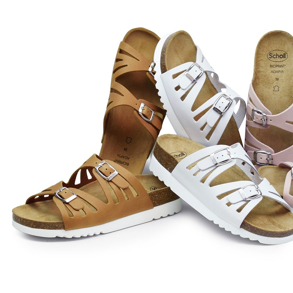 Scholl Sandal Dame Ystad Cognac