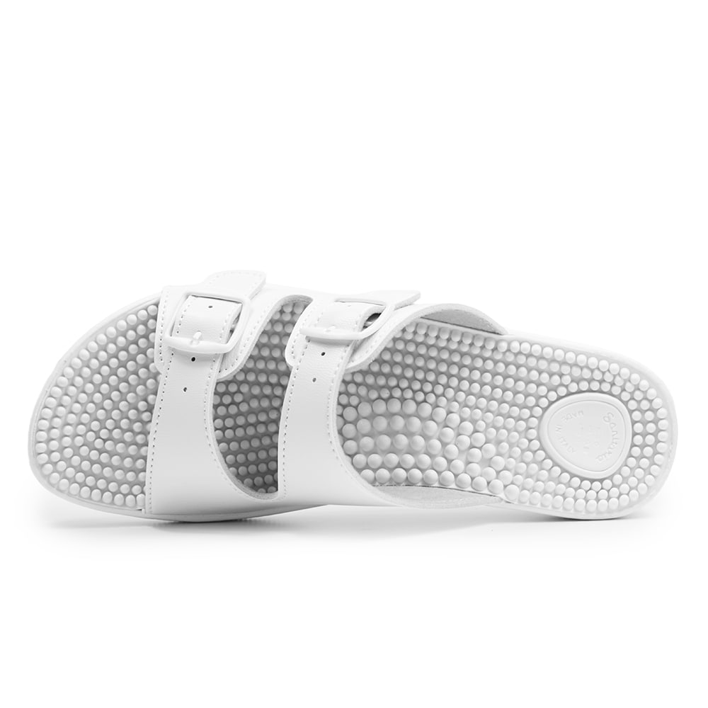 Minfot Massage Sandaler Dame Hvid