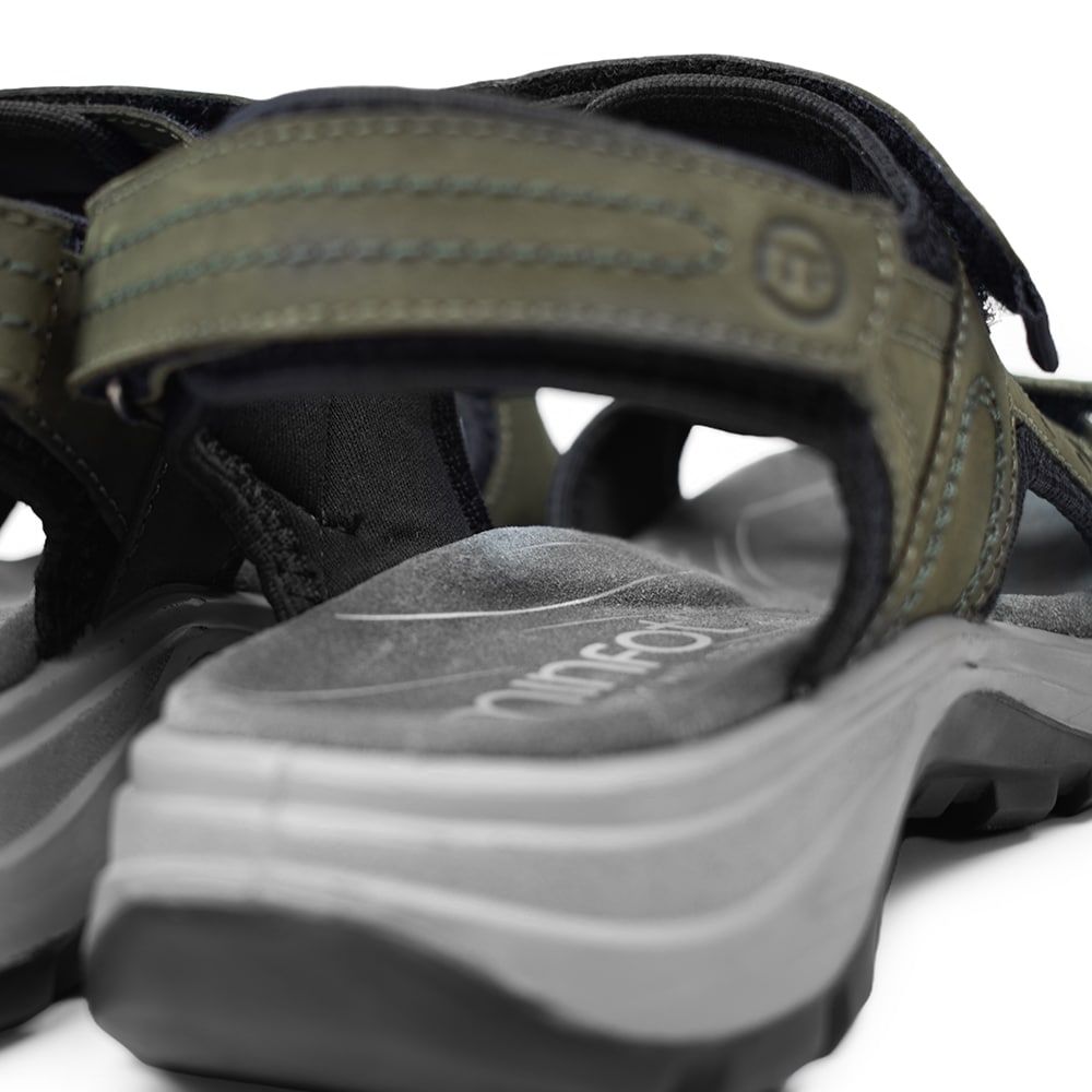 Minfot Sandaler Sandhamn Dame Nubuck Olivengrøn