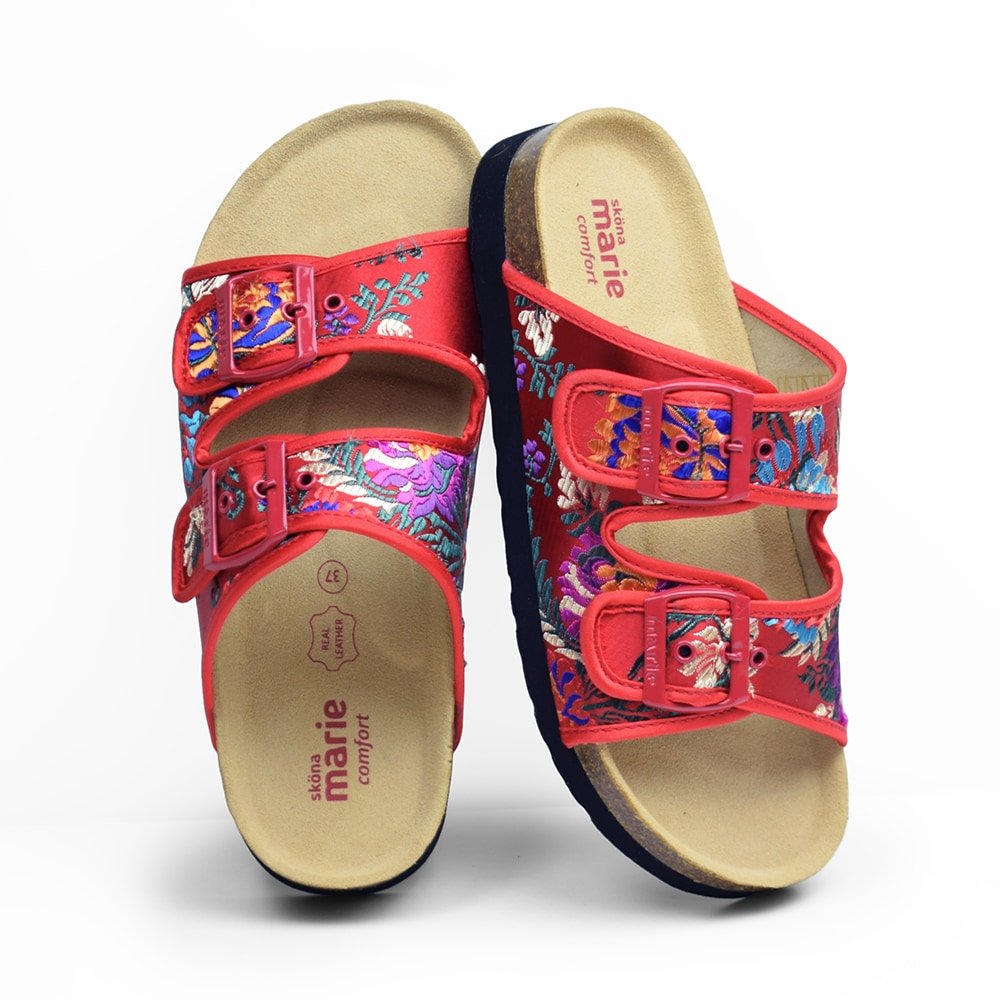 Sköna Marie Damesandal Thalia Rød