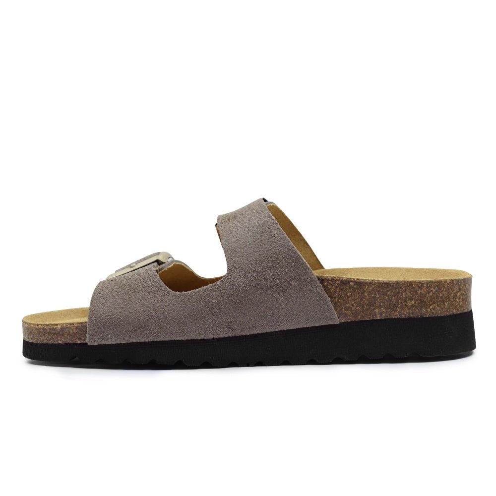 Minfot Sandaler Blød Bio Moa Ruskind Grå