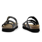 Minfot Upstep Lux Sandaler Dame Sort