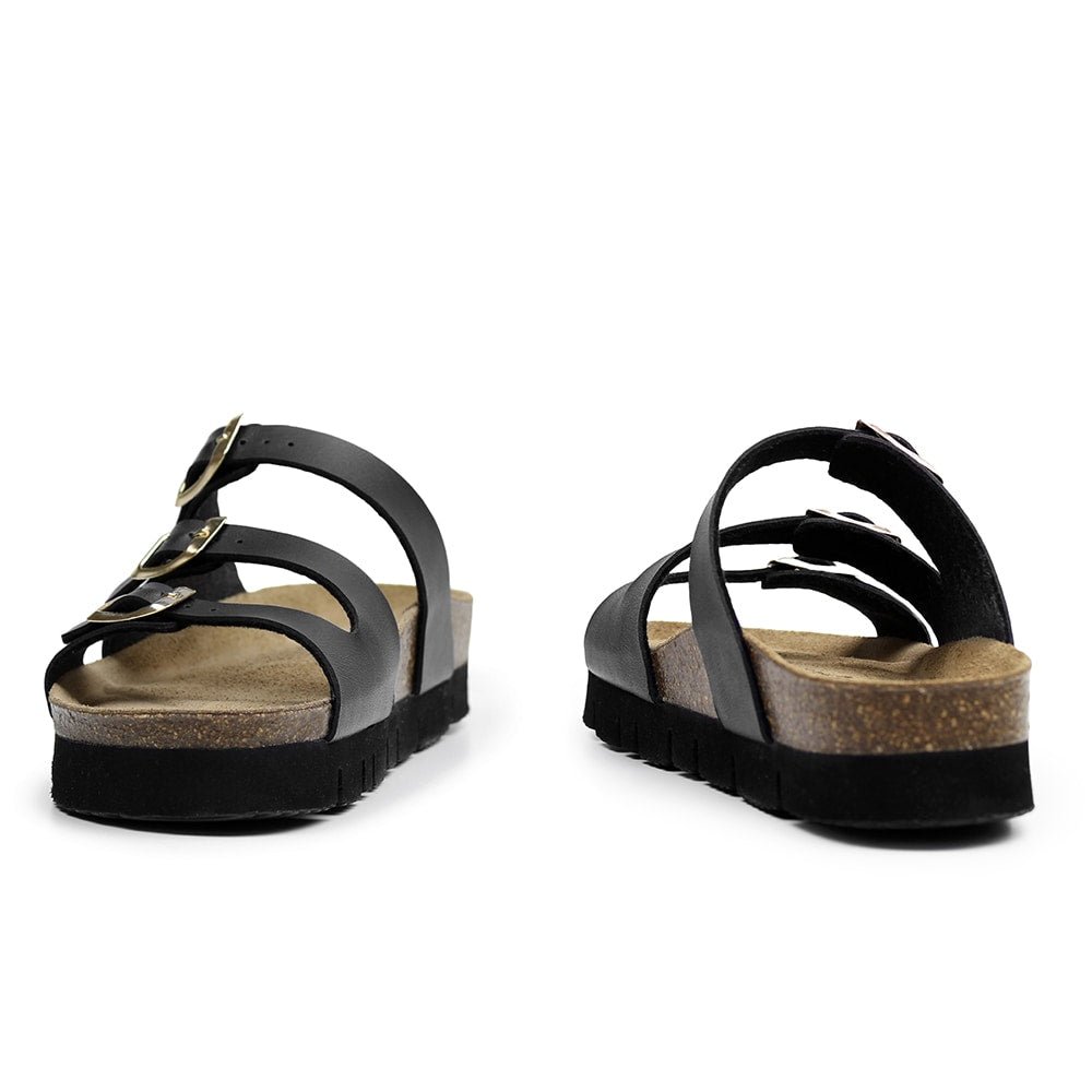 Minfot Upstep Lux Sandaler Dame Sort