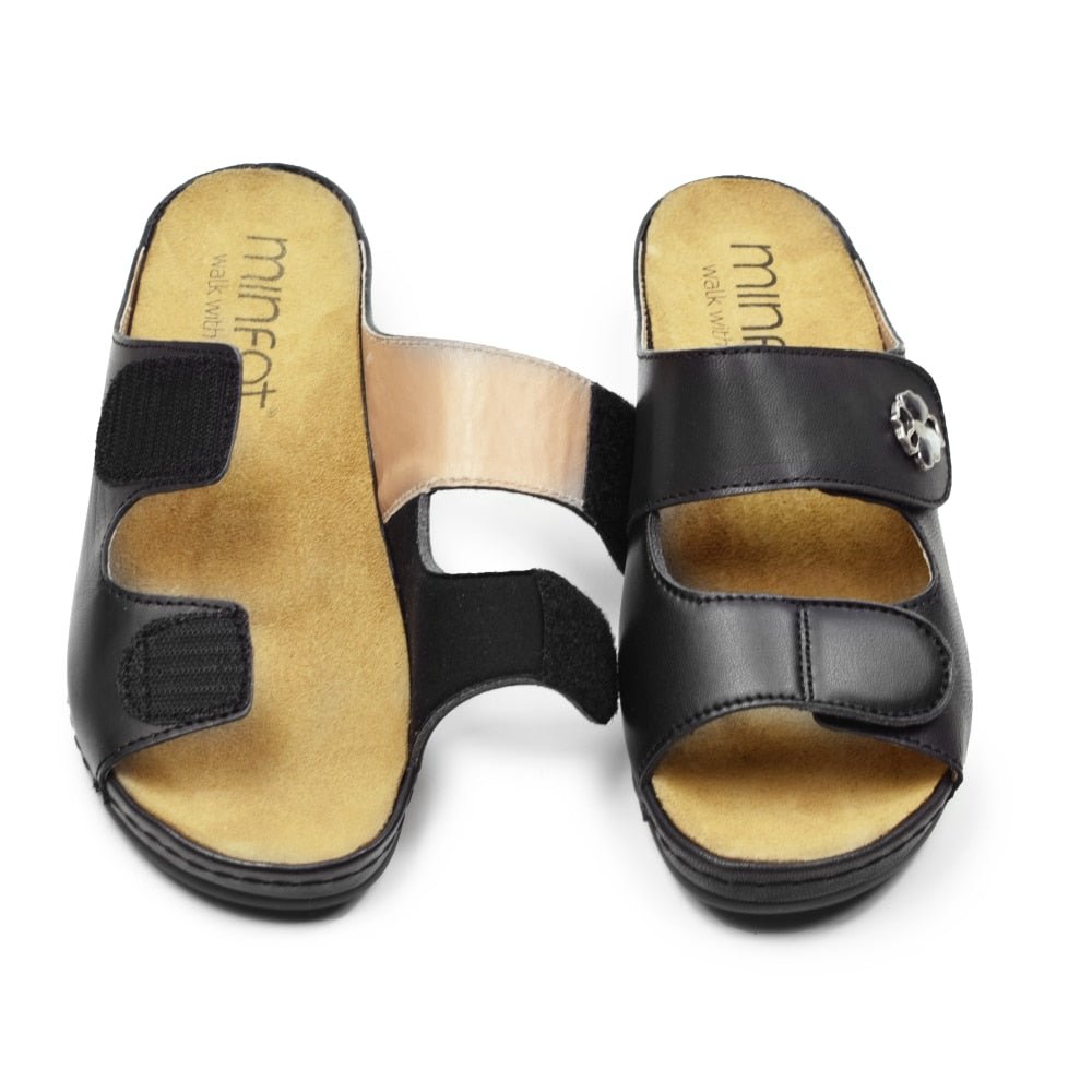 Produktbild 8 - Minfot Sandaler Stretch Petunia Svart