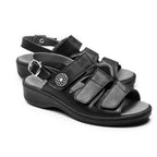 Minfot Sandaler Hallux Valgus Dahlia Hælrem Sort