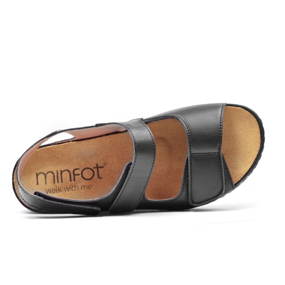 Produktbild 8 - Minfot Sandaler Stretch Iris Hälrem Svart