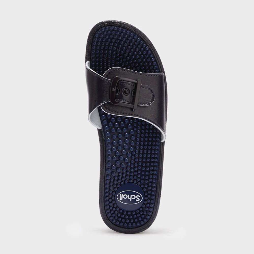 Scholl Sandal New Massage Dame Navy