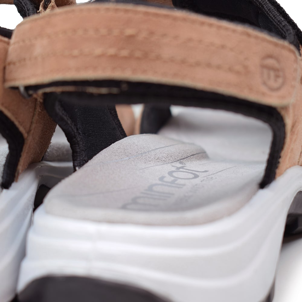 Minfot Sandaler Sandhamn Dame Ruskind Terracotta