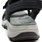 Minfot Sandhamn Sandaler Dame Nubuck Black