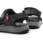 Minfot Burensvik Sandaler Herre Nubuck Sort