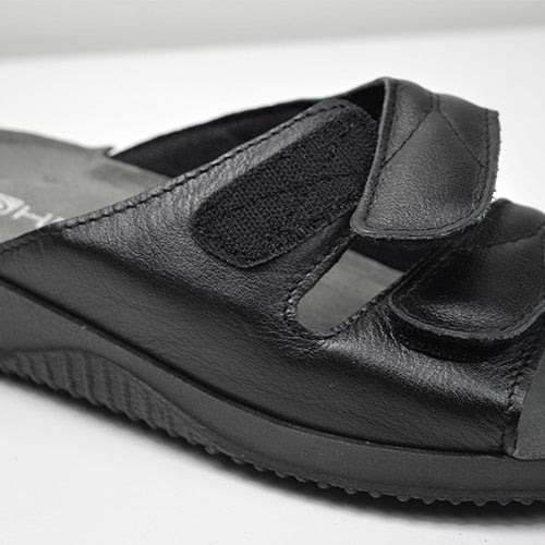 Rohde Sandaler Dame Læder Sort