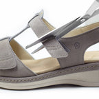 Suave Ekstra Bred Sandal Beige Tenn