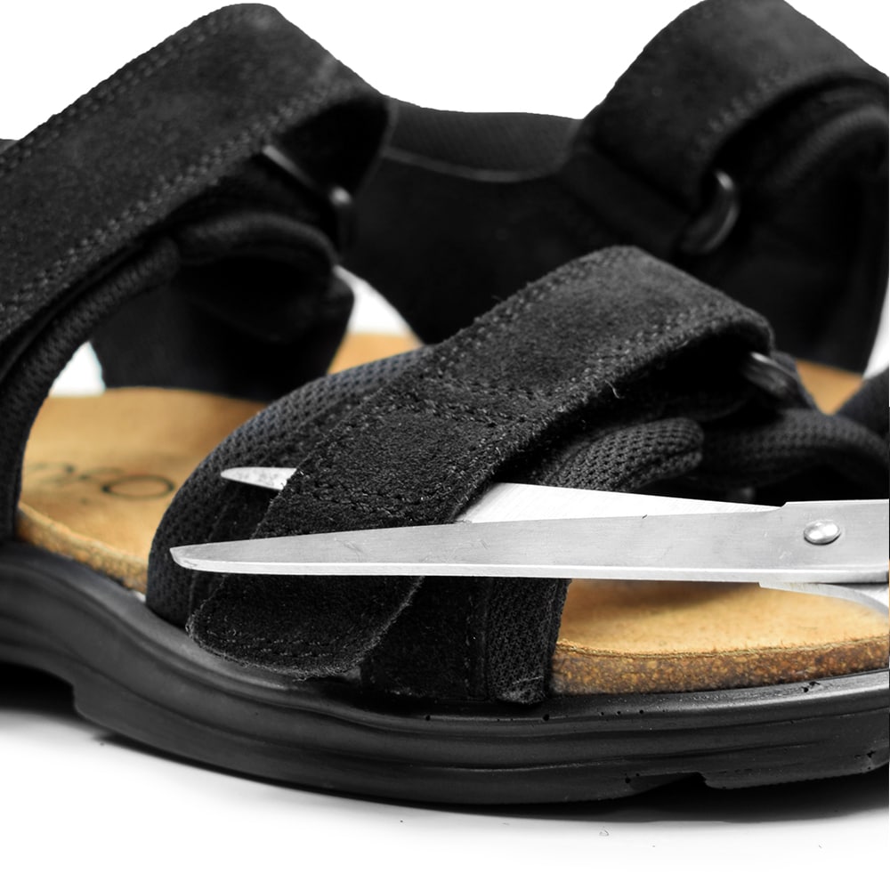 Produktbild 15 - Minfot Sandaler Flex Svart Mocka
