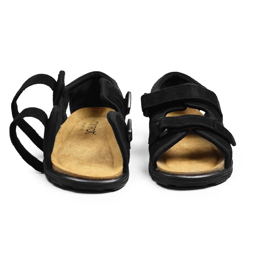 Produktbild 11 - Minfot Sandaler Justi Svart Mocka
