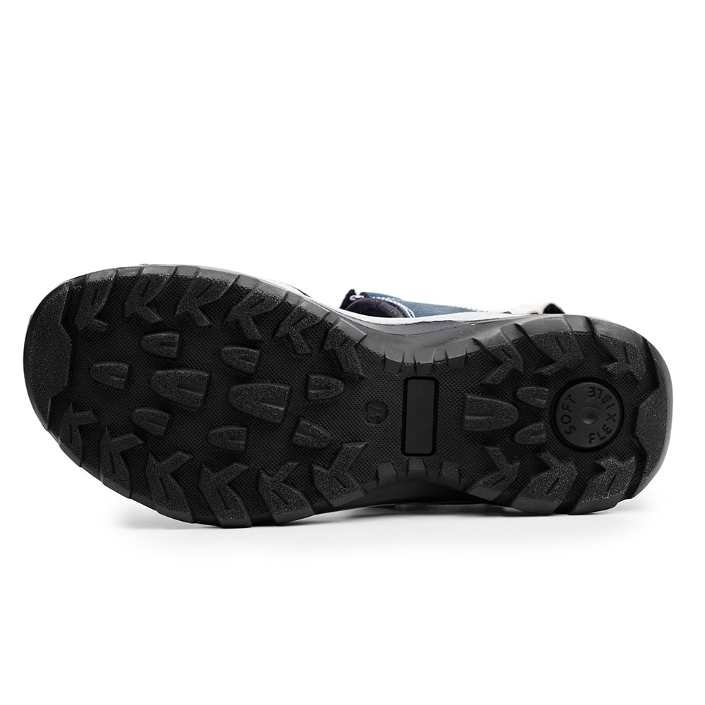 Minfot Sandaler Sandhamn Dame Nubuck Navy Pink