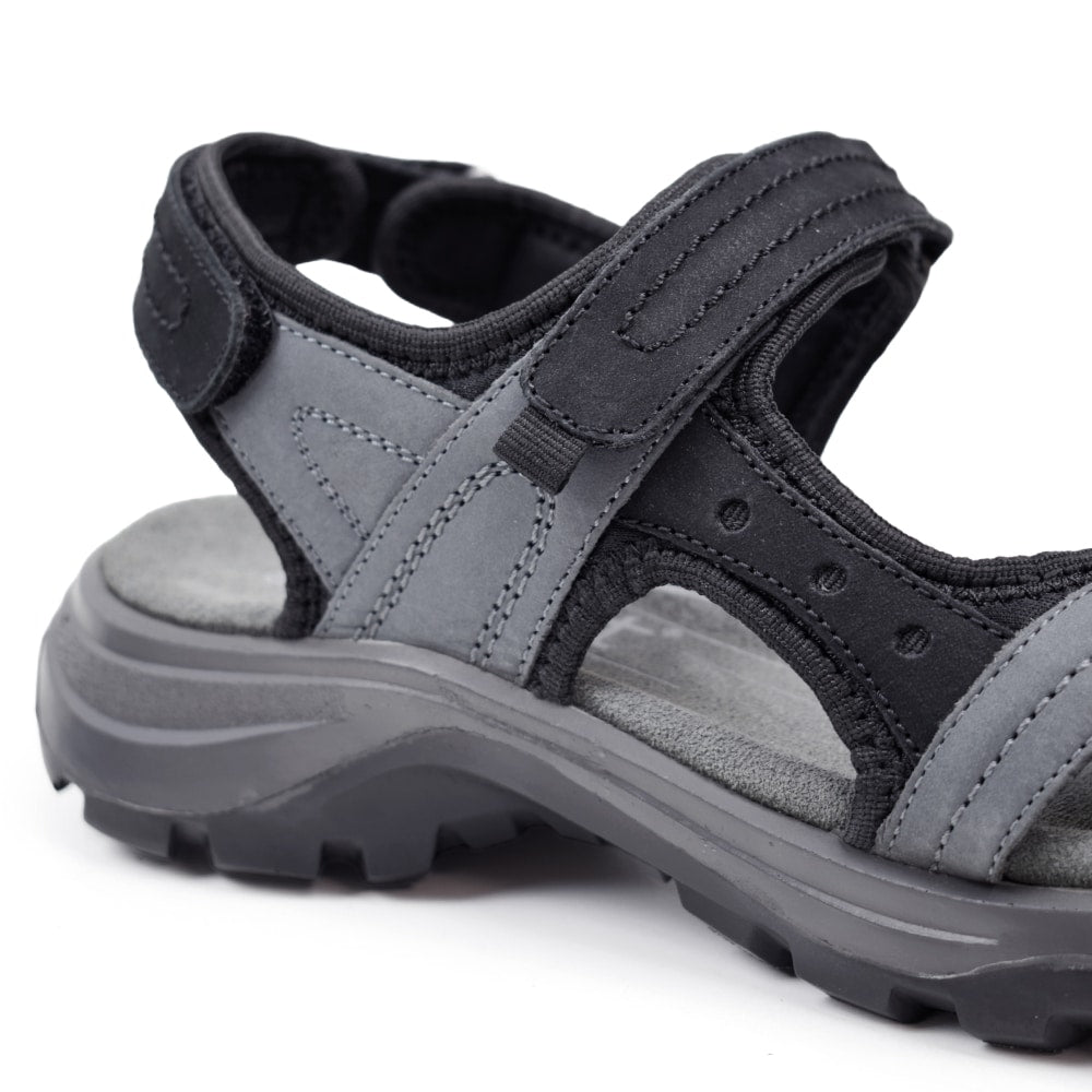Produktbild 8 - Minfot Sandaler Sandhamn Dam Nubuck Black Grey