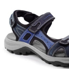 Minfot Sandhamn Sandaler Dame Nubuck Ocean Blue
