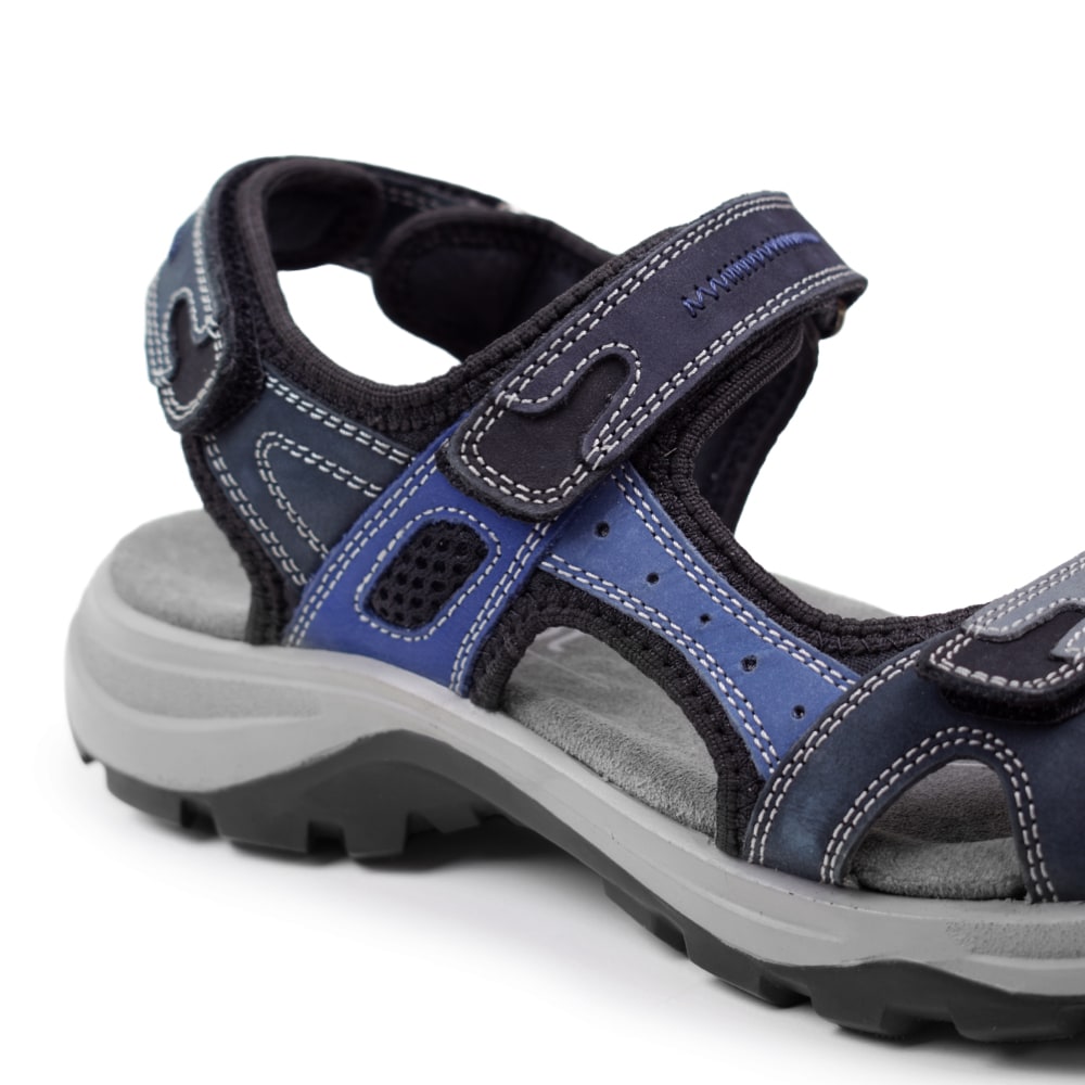 Minfot Sandaler Sandhamn Dame Nubuck Ocean Blue