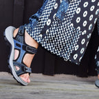 Minfot Sandhamn Sandaler Dame Nubuck Ocean Blue