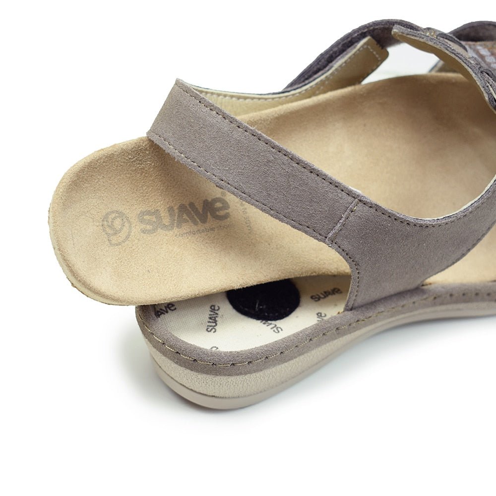 Produktbild 13 - Suave Extra Bred Sandal Beige Tenn