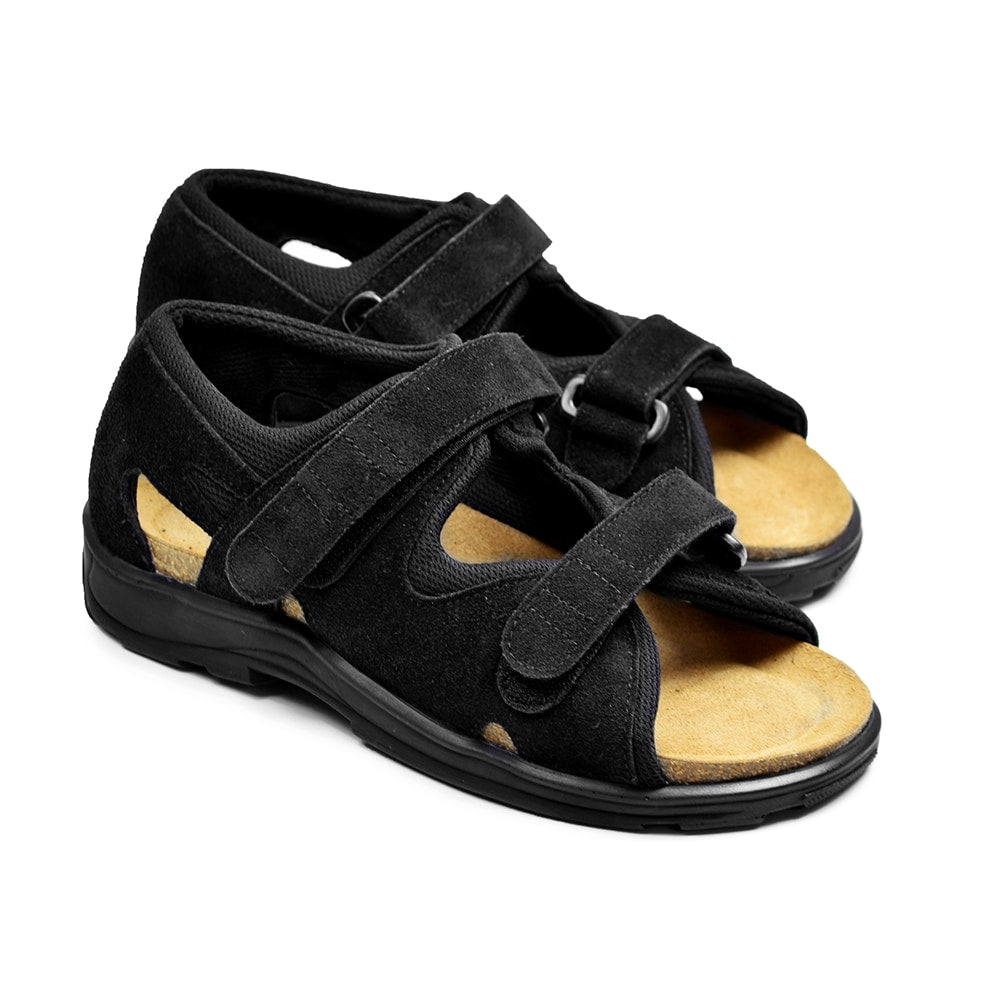 Minfot Justi Sandaler Dame Ruskind Sort 