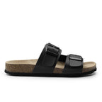 Minfot Softstep Sandaler Dame Biosandal 2-remme Sort