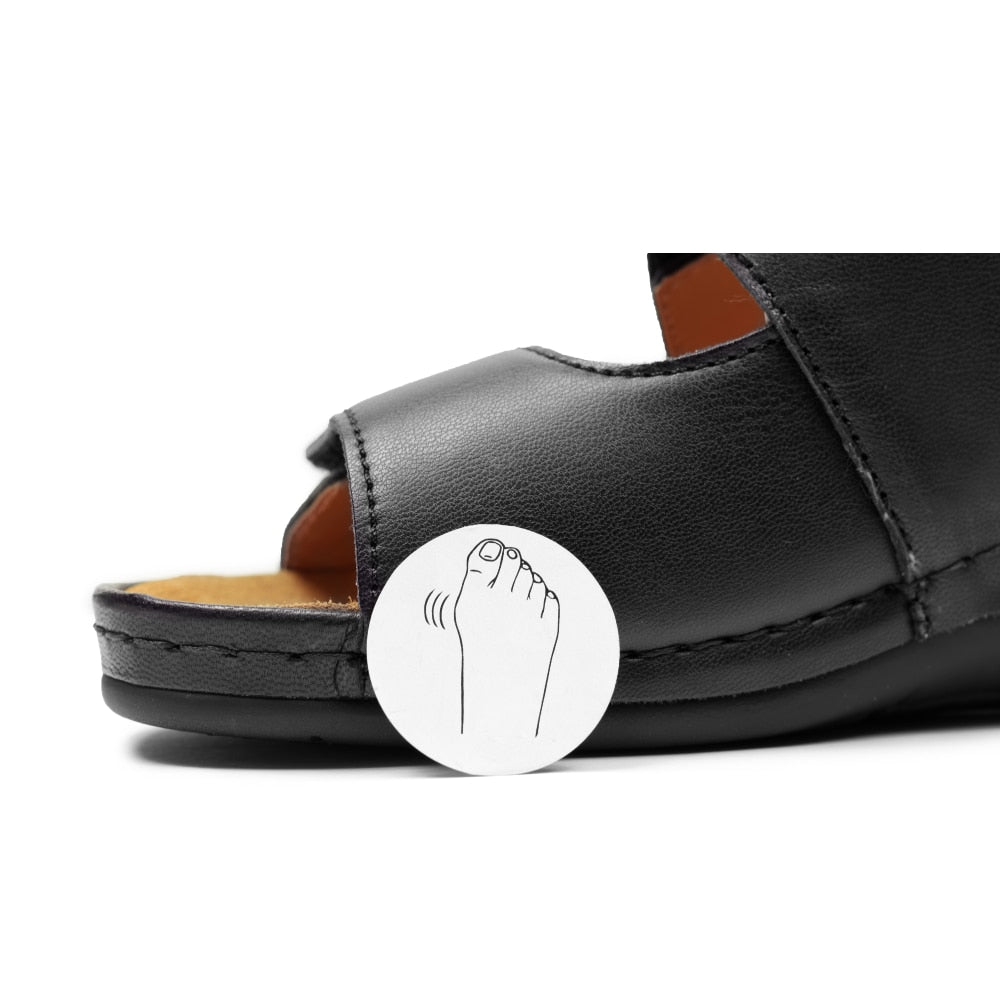 Produktbild 9 - Minfot Sandaler Stretch Petunia Svart