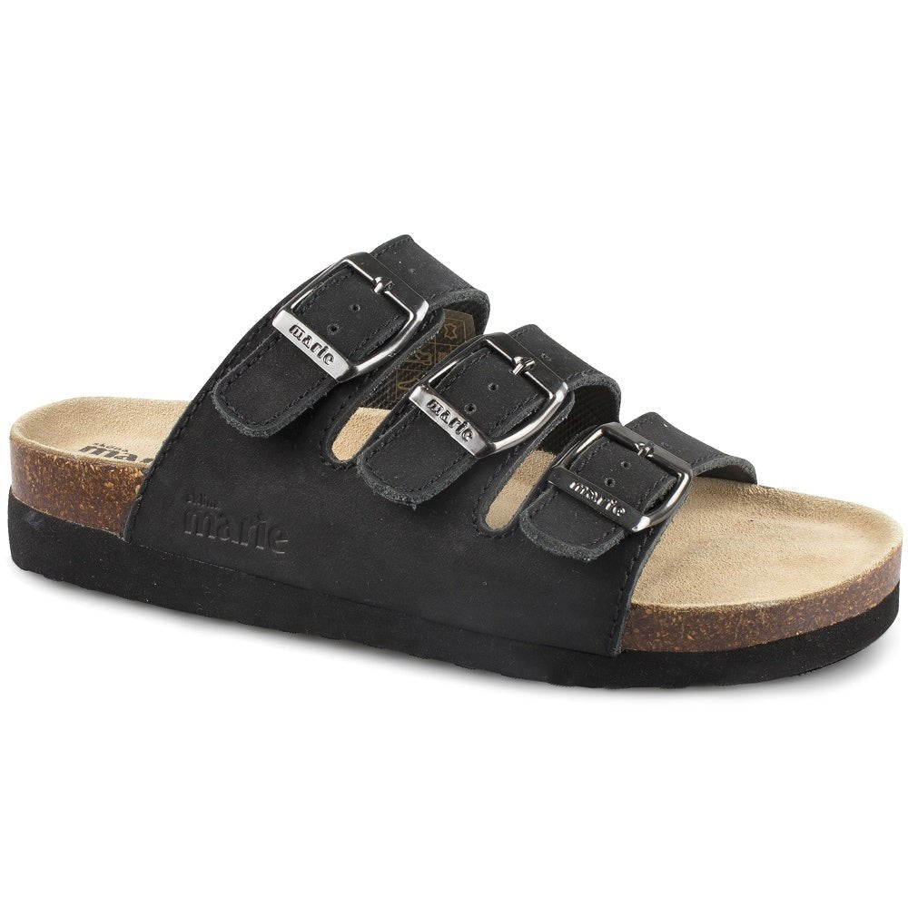 Sköna Marie Damsandal Shell Svart