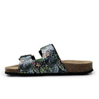 Minfot Softstep Sandaler Dame Biosandal 2-remme Tropical Glow Sort