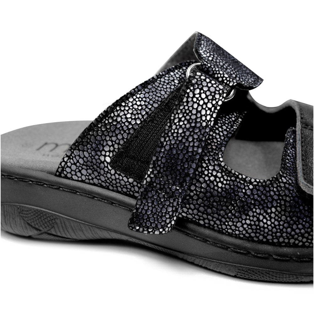 Minfot Sandaler Stretch Granit Sort