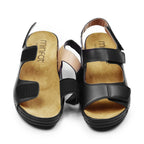 Minfot Sandaler Stretch Iris Hælrem Sort