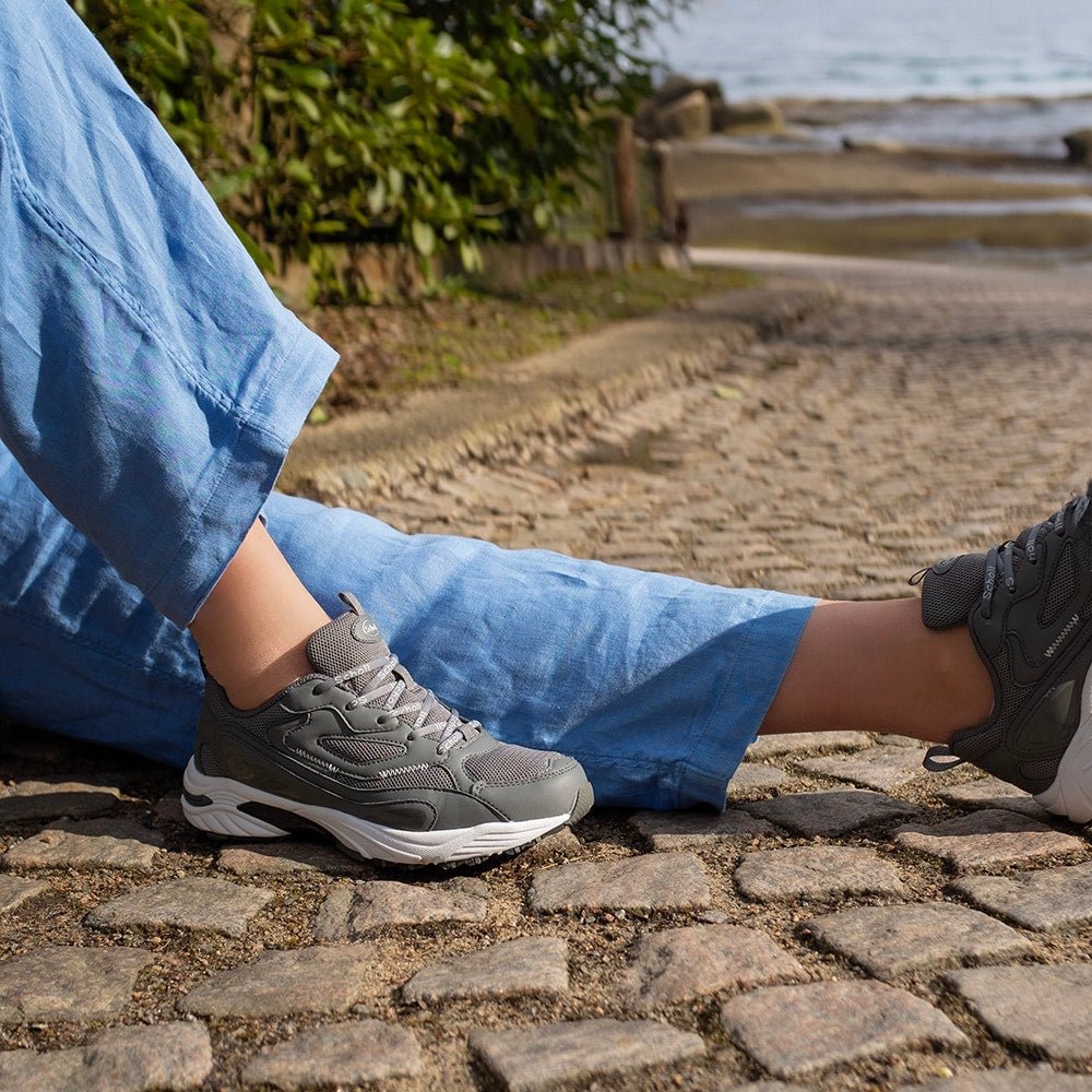 Scholl Sko Sprinter Snap Dame Antracit