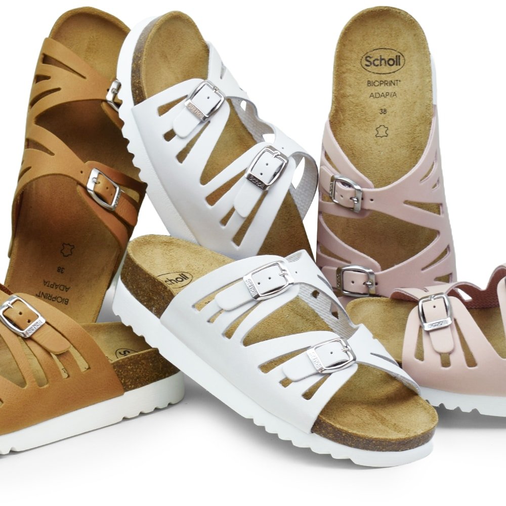 Scholl Sandal Dame Ystad Off-white