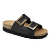 Scholl Monterey Sandaler Dame Sort Guld
