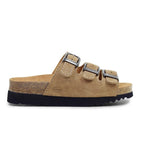 Scholl Sandal Dame Rio Light Brown Ruskind