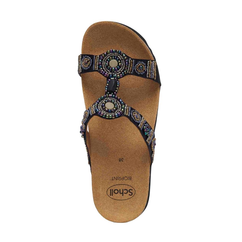 Scholl Sandaler Dame Bioprint Bogota Sort