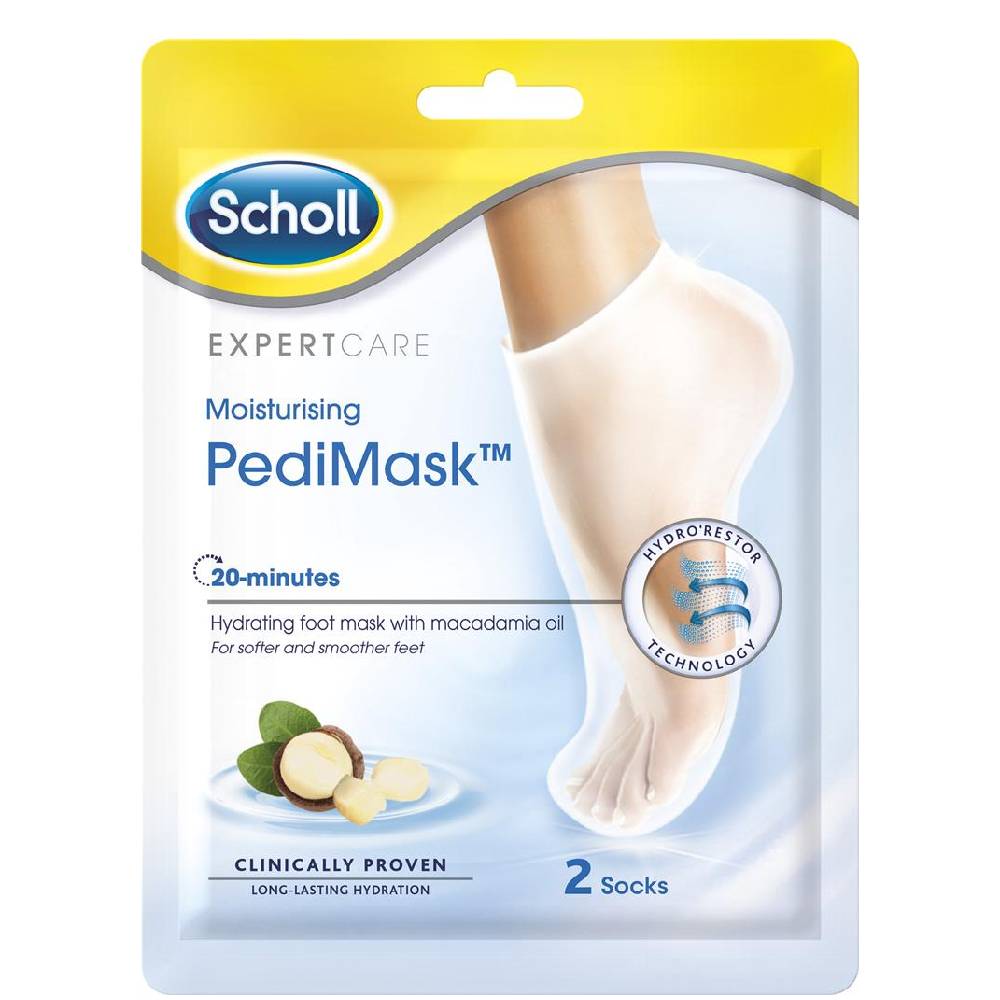 Scholl Moisturising PediMask bløde fødder