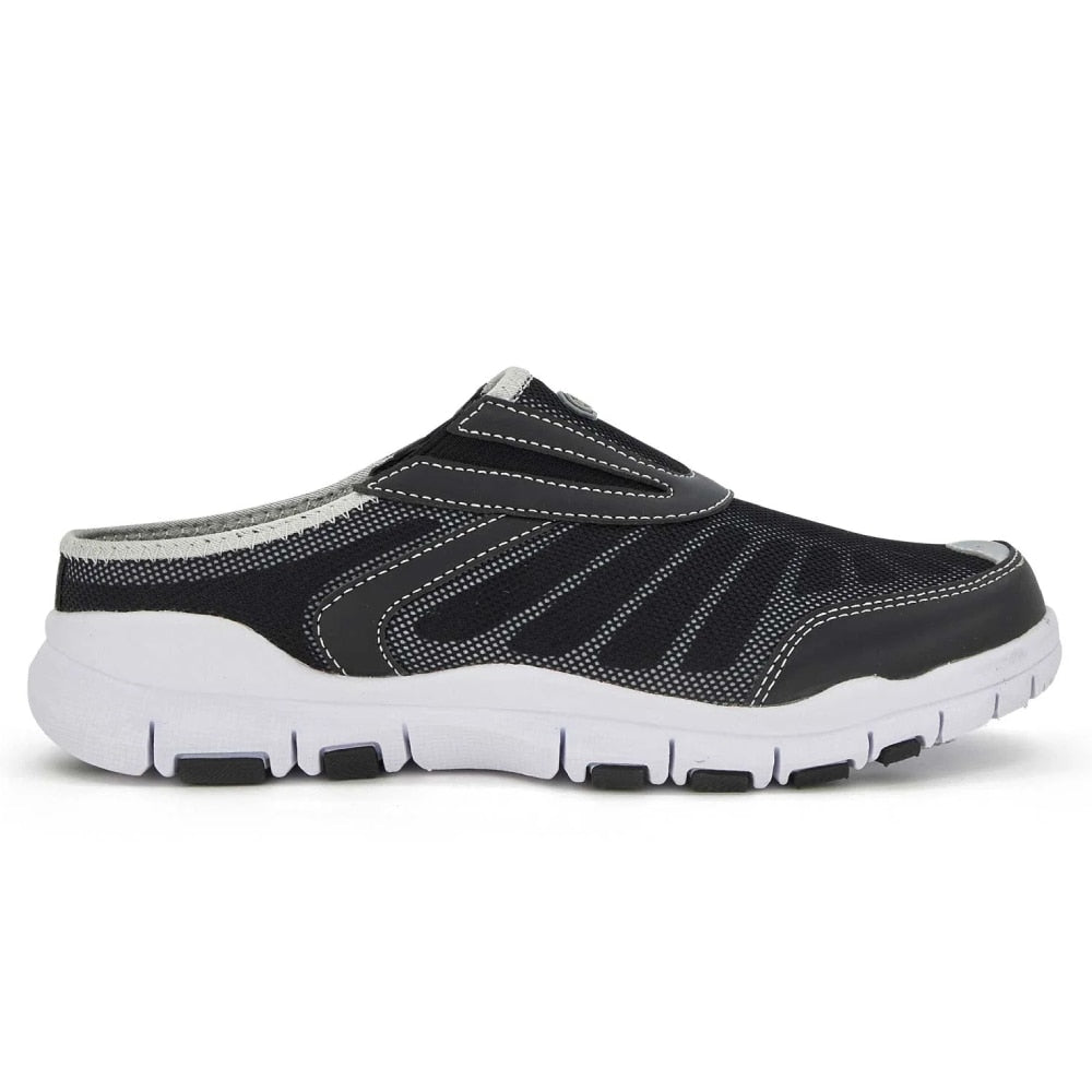 Scholl Jump Next Tøfler Unisex Black Grey